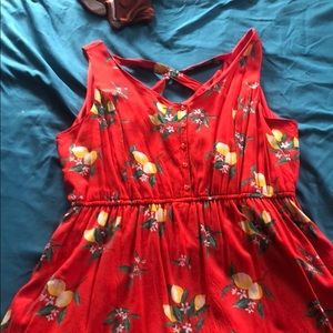 Lemon print sundress